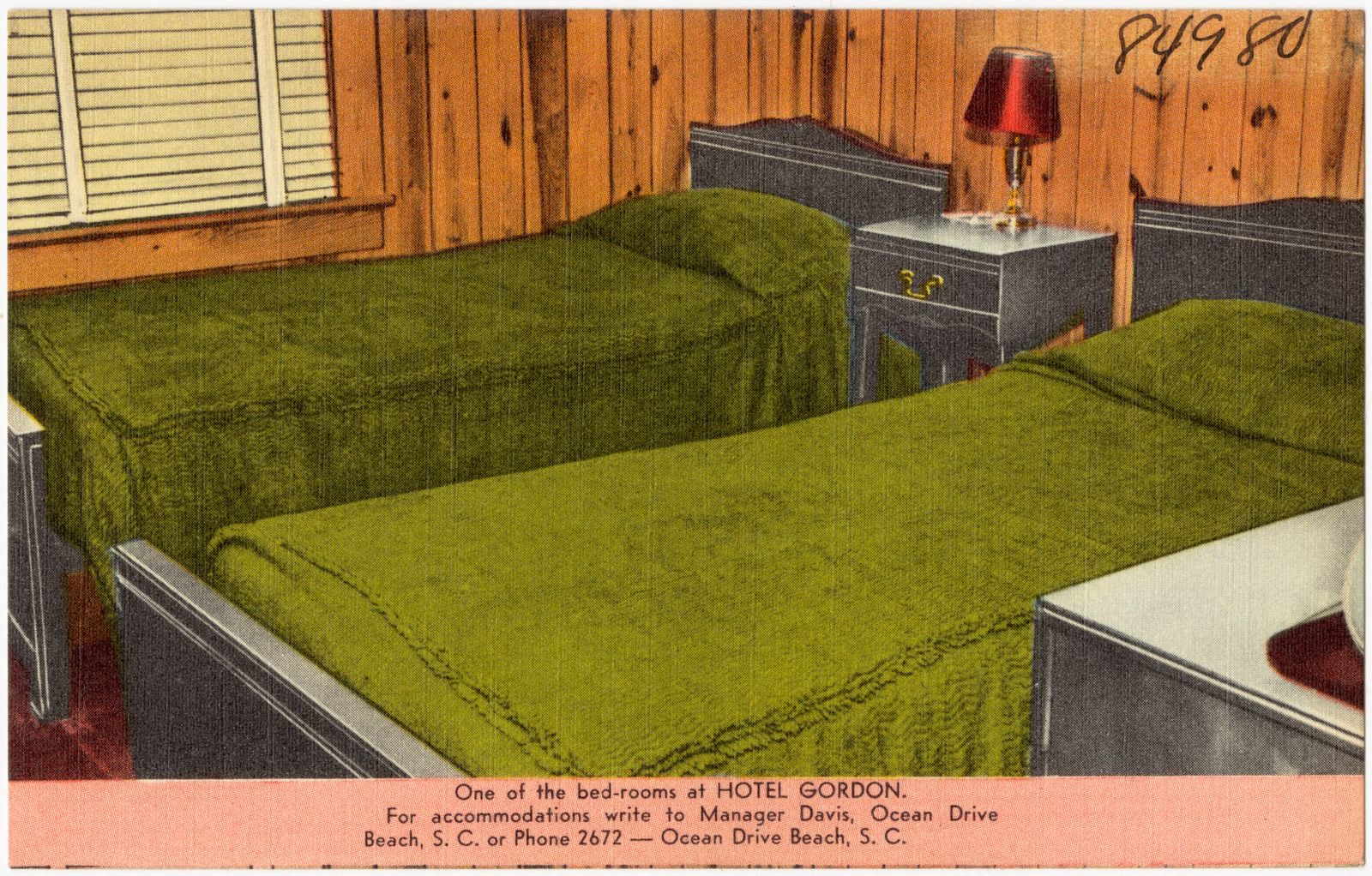 Hotel Gordon, Atlantic Beach, Ocean Drive, S. C., Boston Public Library - undated