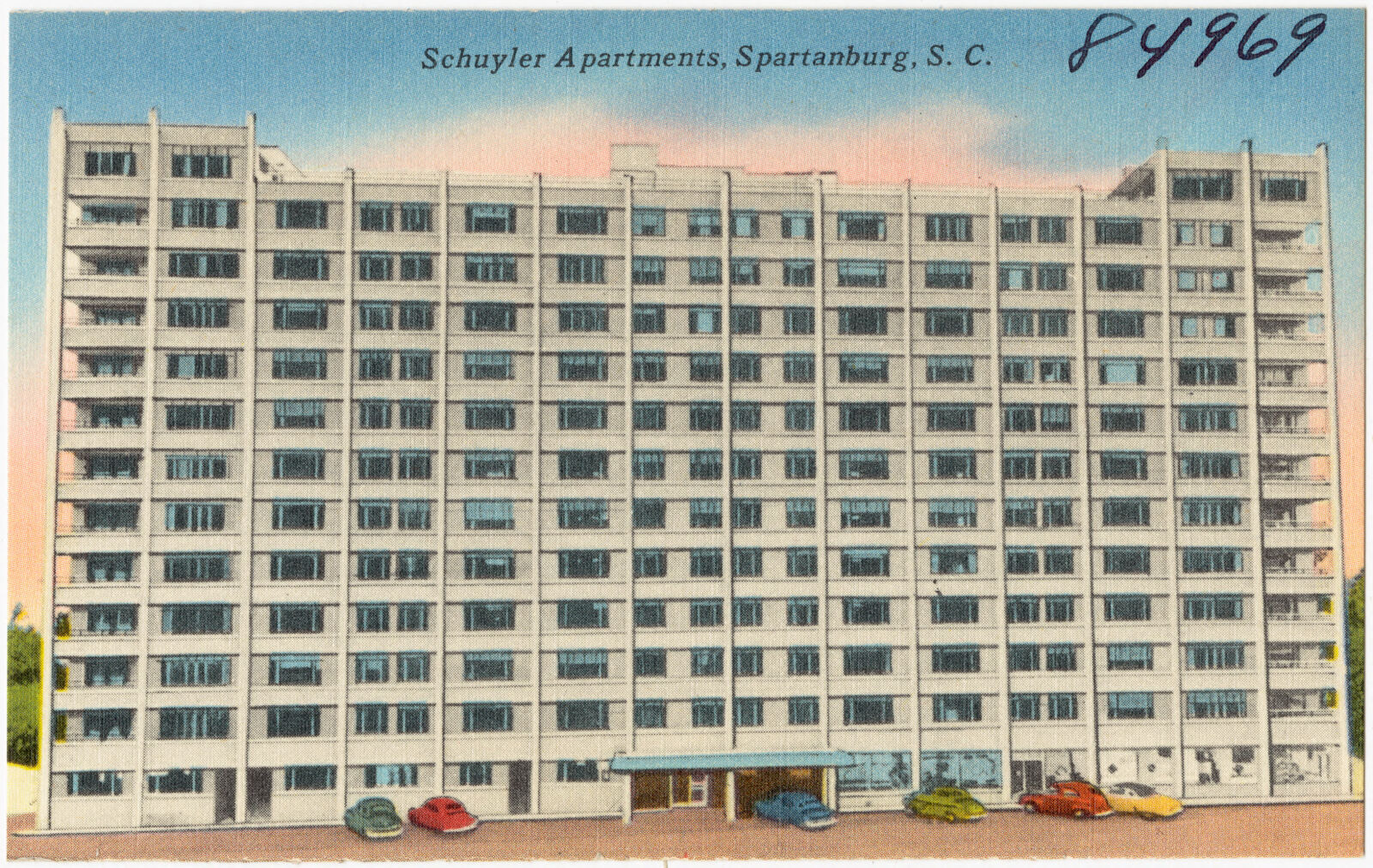 Schuyler Apartments, Spartanburg, S. C., Boston Public Library - undated