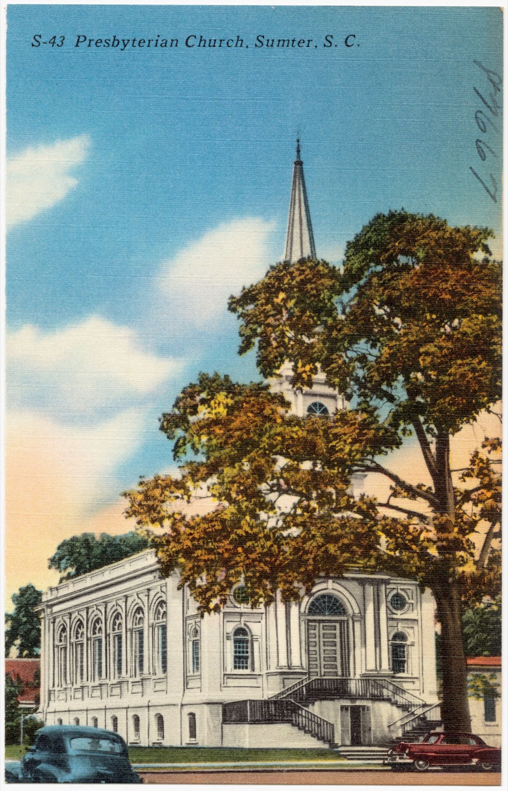S-43. Presbyterian Church, Sumter, S. C., Boston Public Library - undated