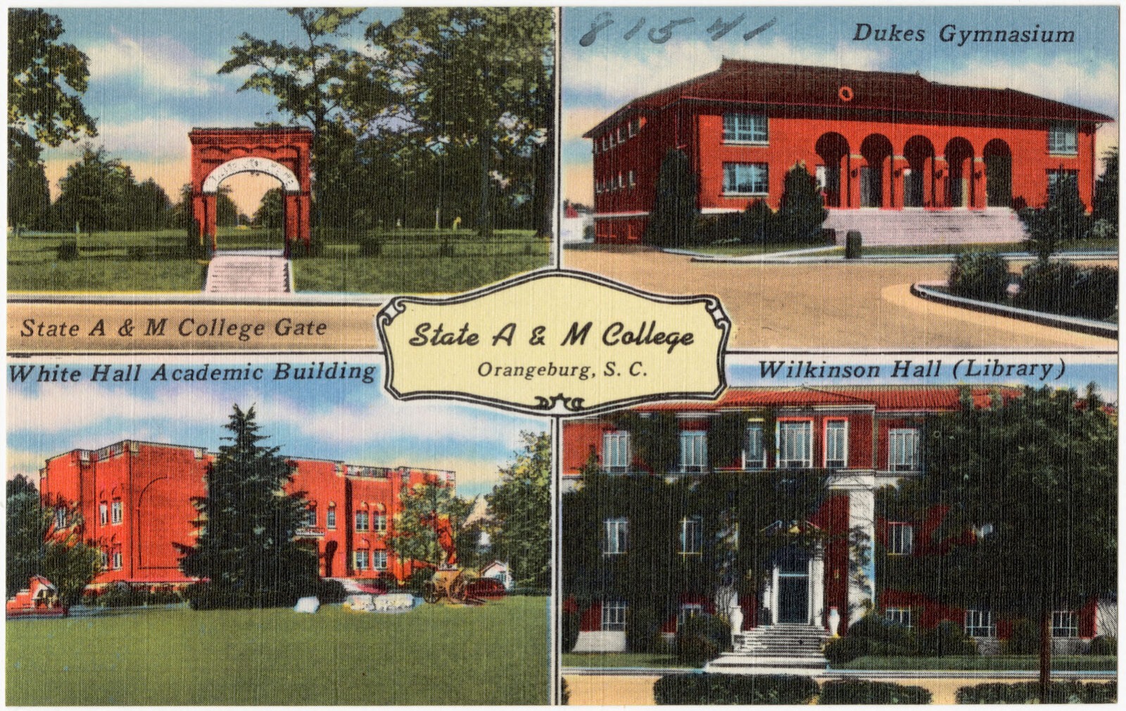 State A & M College, Orangeburg, S. C., Boston Public Library - undated