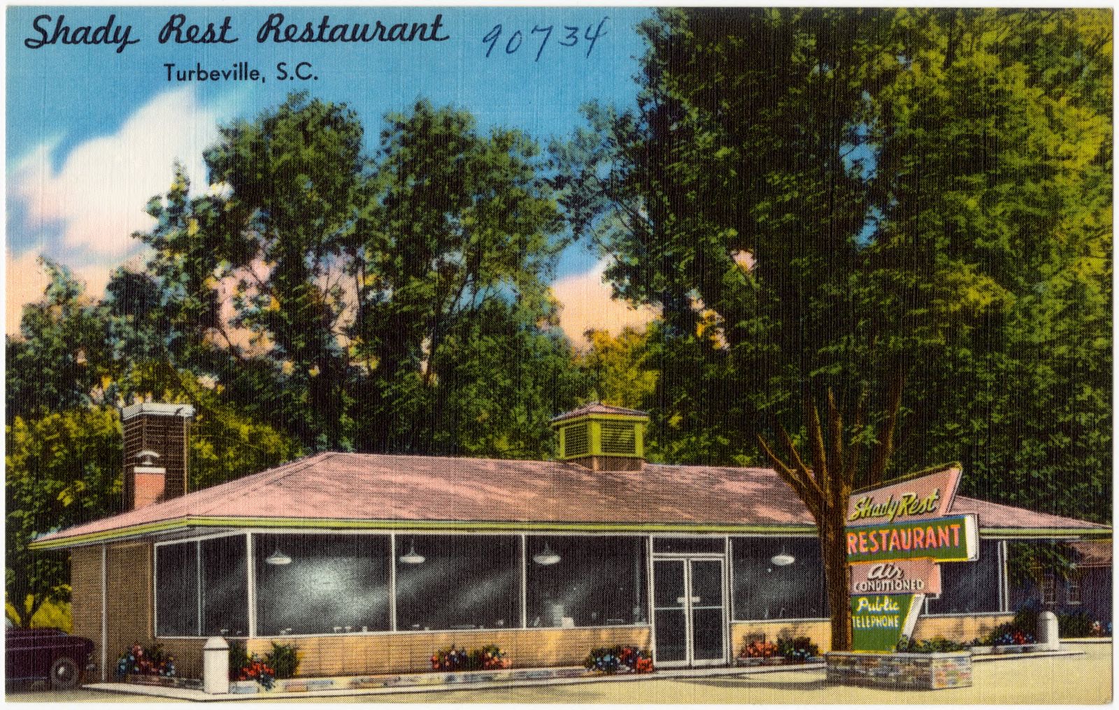 Shady Rest Restaurant, Turbeville, S. C., Boston Public Library - undated