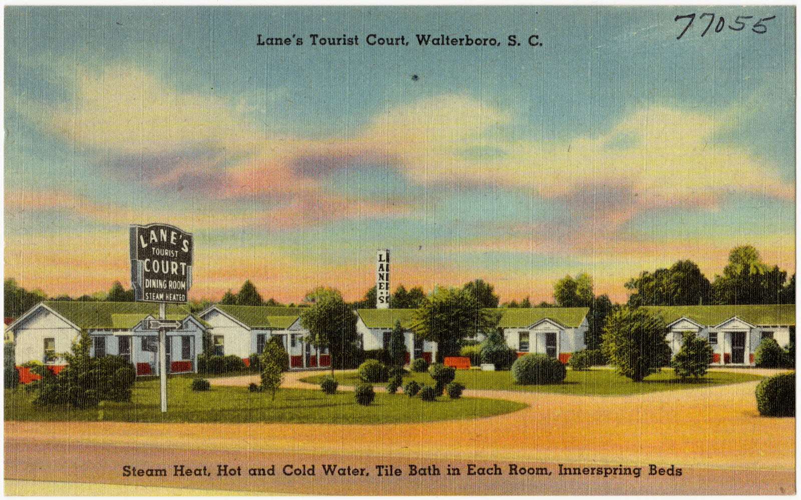 Lane's Tourist Court, Walterboro, S. C., Boston Public Library - undated