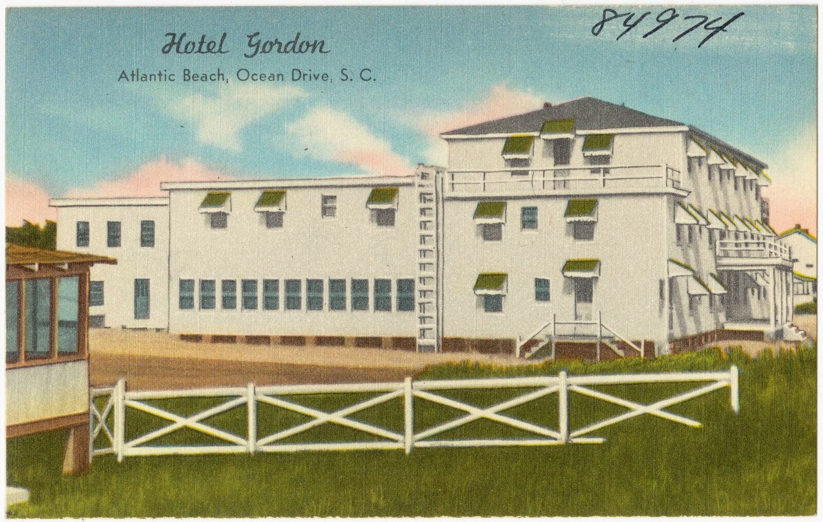 Hotel Gordon, Atlantic Beach, Ocean Drive, S. C., Boston Public Library - undated