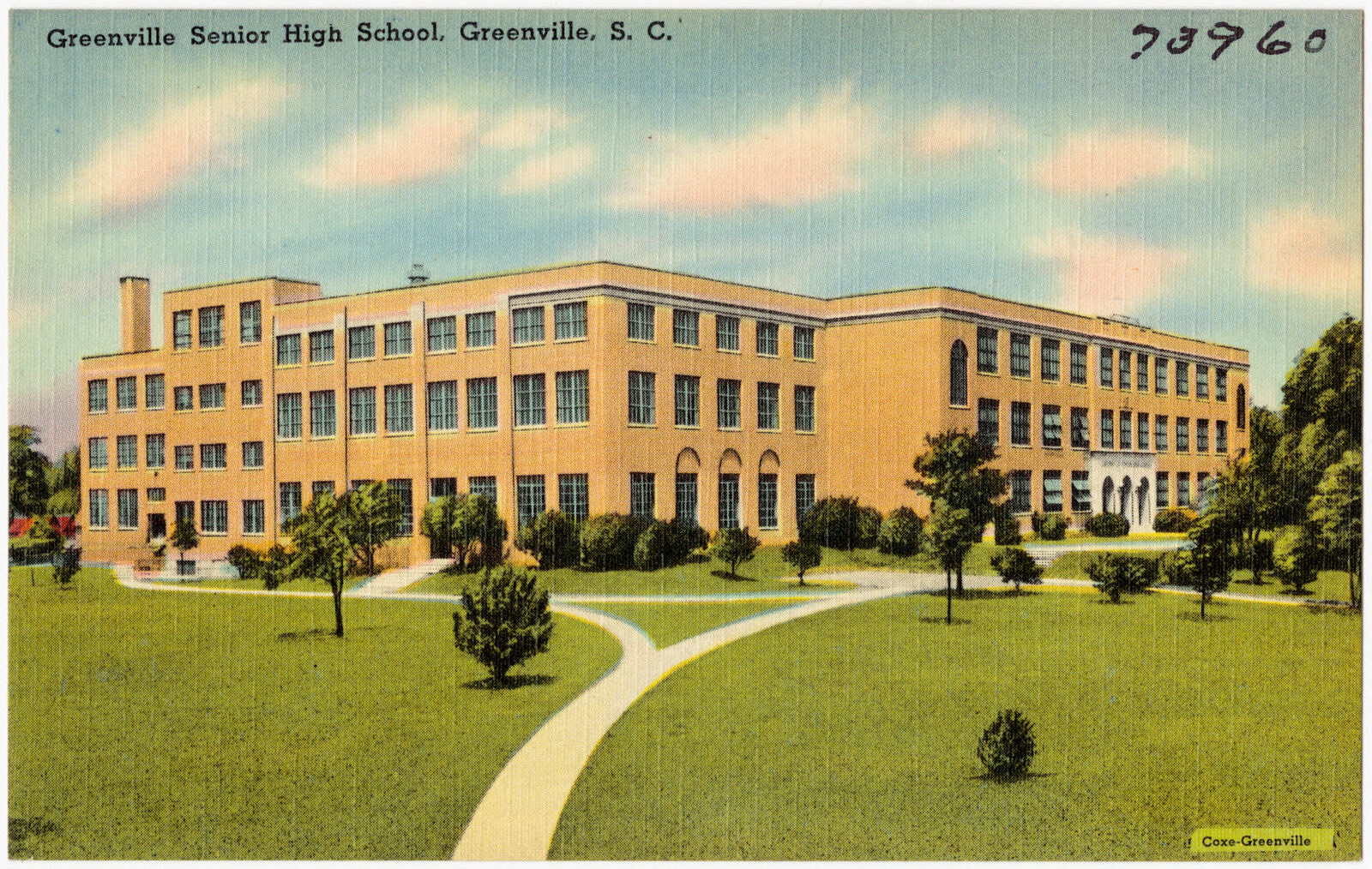 Greenville Senior High School, Greenville, S. C., Boston Public Library - undated