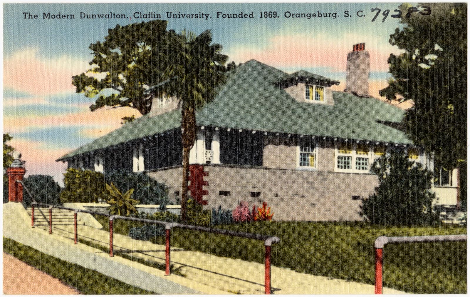 The Modern Dunwalton, Claflin University, founded 1869, Orangeburg, S. C., Boston Public Library - undated