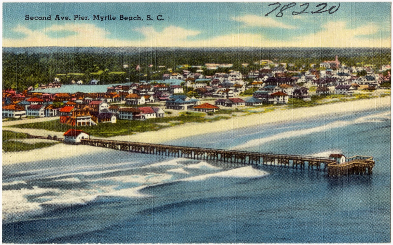 Second Ave. Pier, Myrtle Beach, S. C., Boston Public Library - undated
