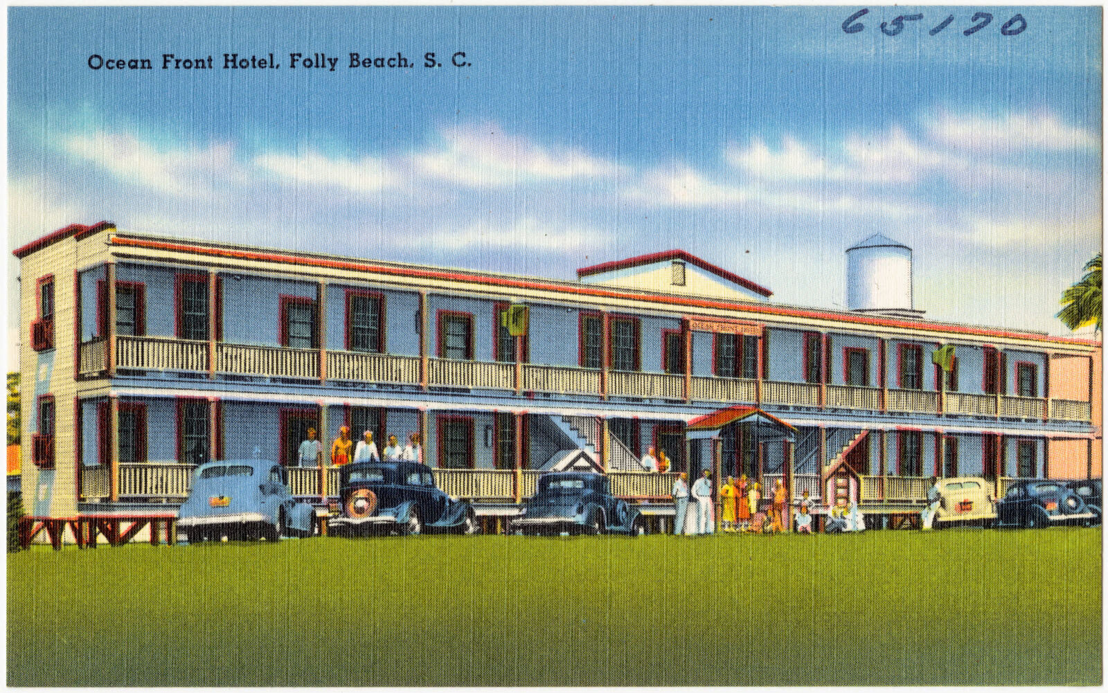 Ocean Front Hotel, Folly Beach, S. C., Boston Public Library - undated