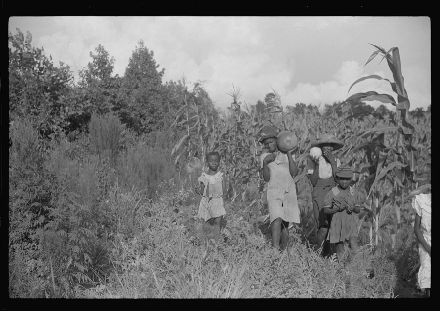 One of Pauline Clyburn's children, rehabilitation borrower, Manning, Clarendon County, South Carolina