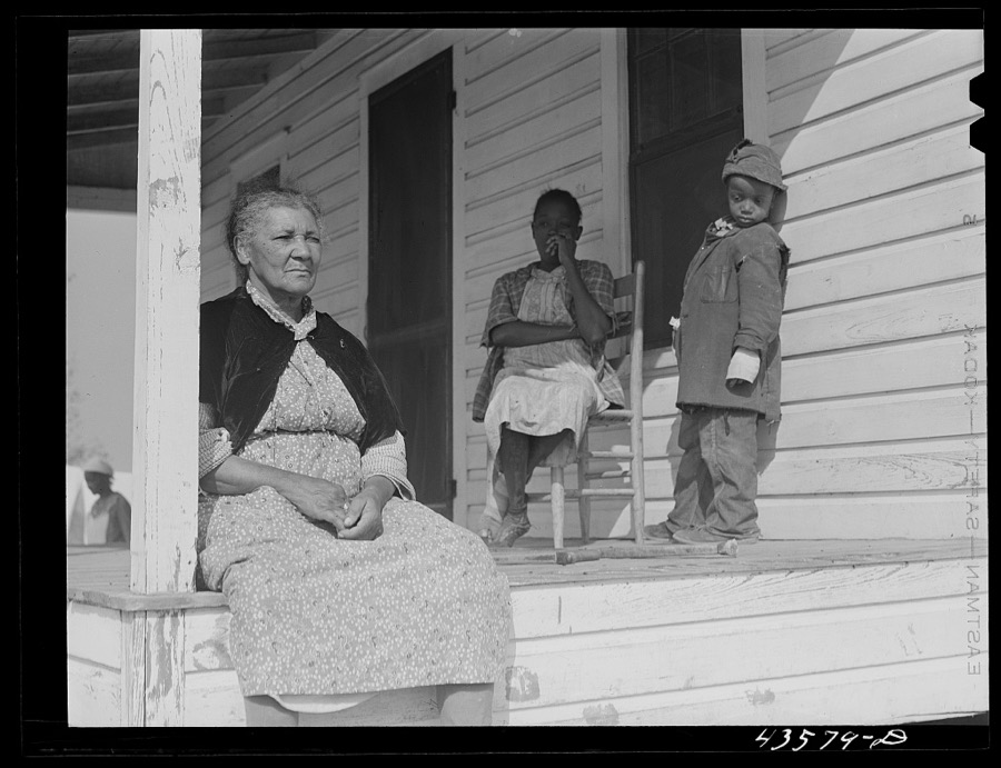 This family was relocated at FSA (Farm Security Administration) Orangeburg Farms when they had to move out of the Santee-Cooper basin. Orangeburg County, South Carolina
