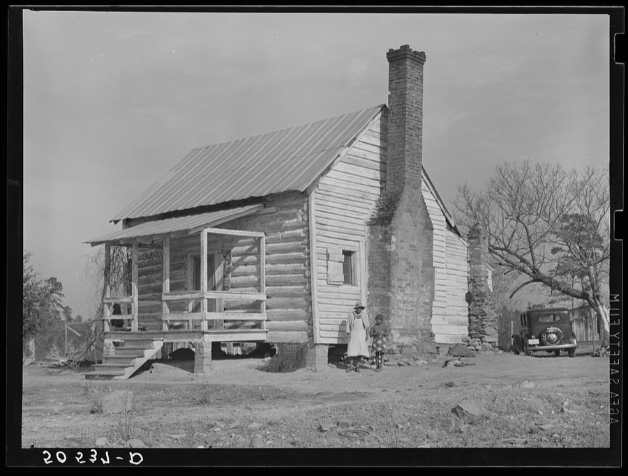 Well kept-up Negro home on Monticello Road near Columbia, South Carolina