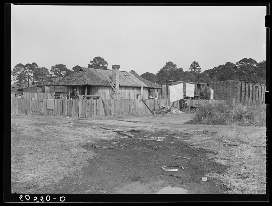 Negro's home in sawmill camp. Ashepoo, South Carolina