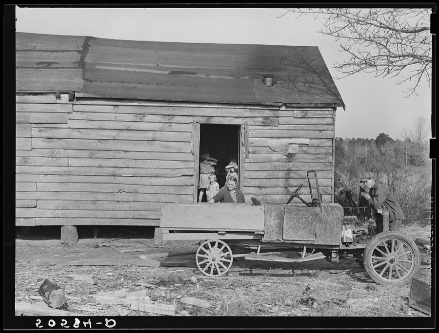 Family on relief. Jacksonboro, South Carolina