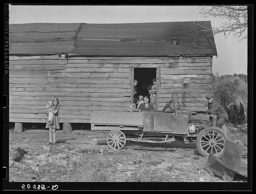Family on relief. Jacksonboro, South Carolina