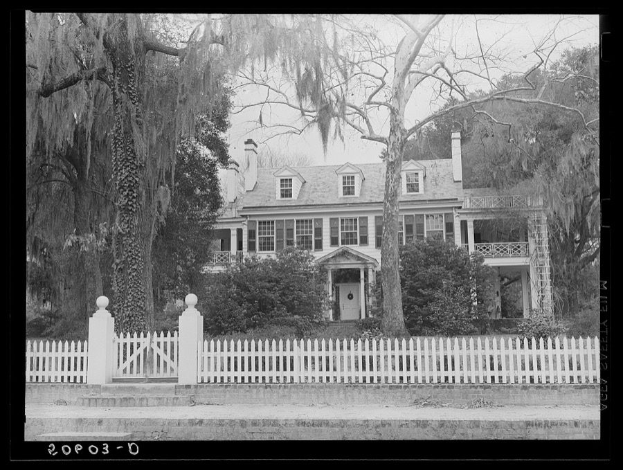 One of the finer homes. Summerville, South Carolina