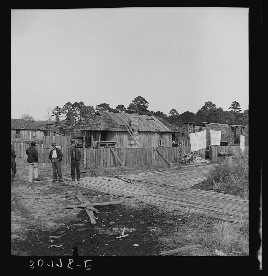 Negro's home in sawmill camp. Ashepoo, South Carolina