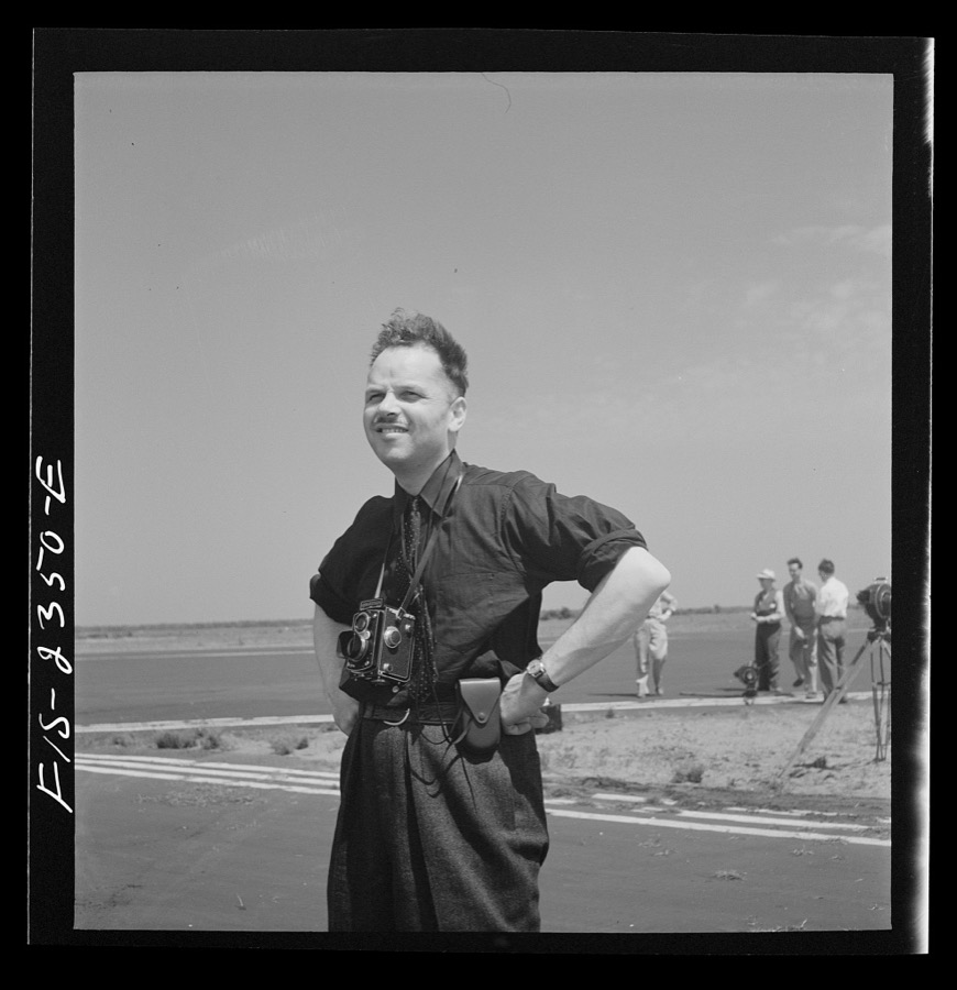 [Pat Terry, photographer at the US Marine glider detachment training camp, Parris Island, South Carolina, May 1942
