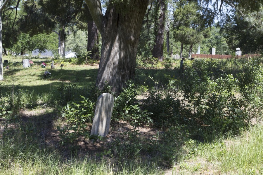 Scene at the historic Aiken Colored Cemetery, since 1988 called Pine Lawn Memorial Gardens, in Aiken, South Carolina