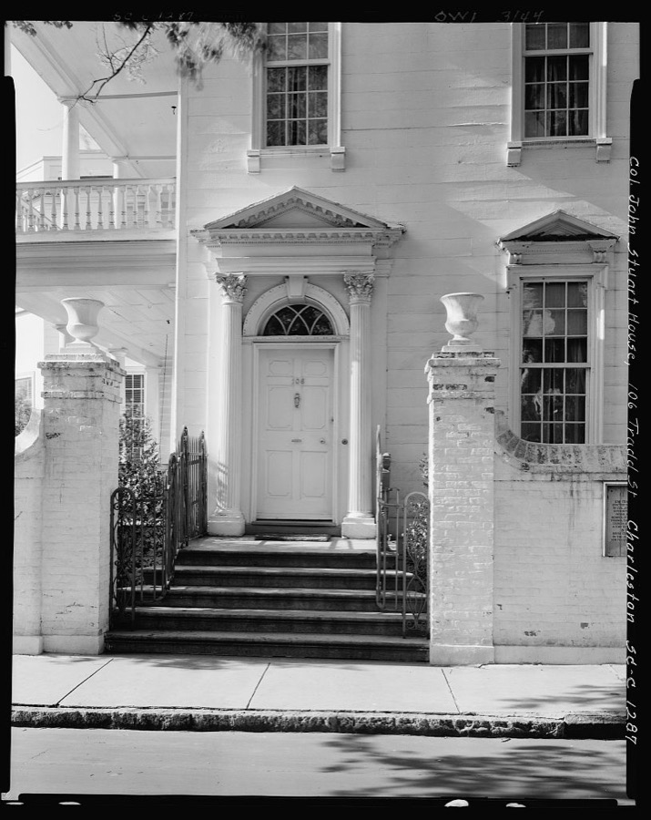 106 Tradd St., Col. John Stuart House, Charleston, Charleston County, South Carolina