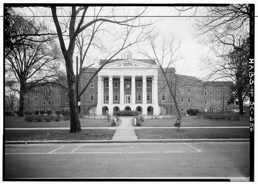 Lunatic Asylum, Bull Street & Elmwood Avenue, Columbia, Richland County, SC
