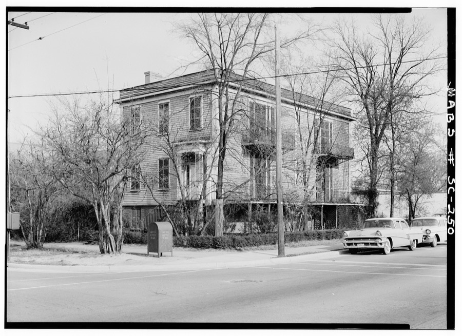Crawford-Clarkson House, Bull & Blanding Streets, Columbia, Richland County, SC