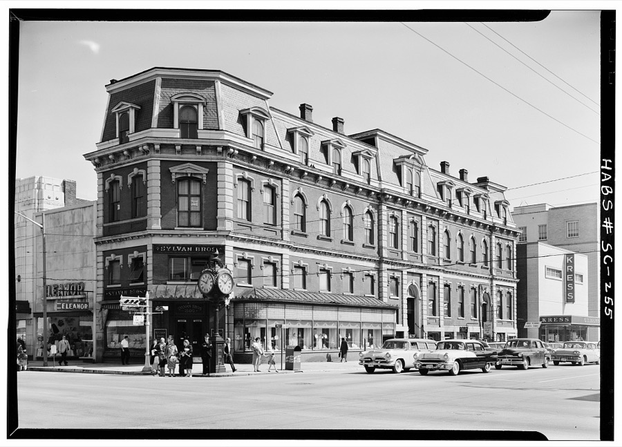 Central National Bank, Hampton & Main Streets, Columbia, Richland County, SC