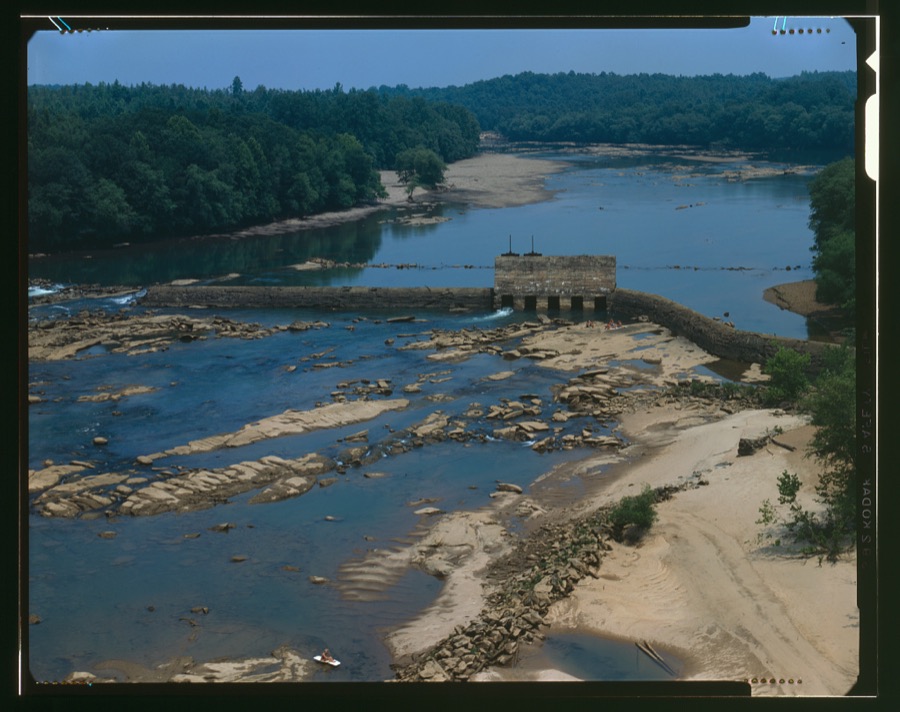Gregg Shoals Dam & Power Plant, Across Savannah River, Lowndesville, Abbeville County, SC