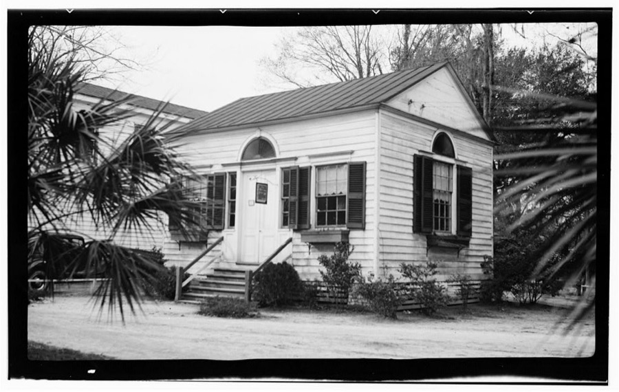 Library, Wichman Street & North Miller (moved from Fishburne Street), Walterboro, Colleton County, SC