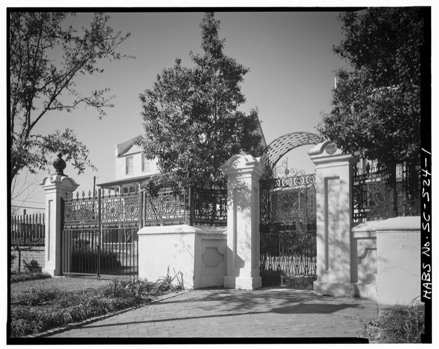 14 Green Street (Entry Gates), Charleston, Charleston County, SC