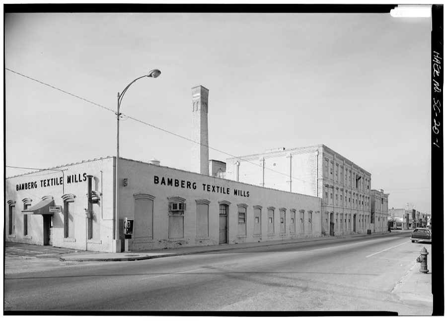 Bamberg Cotton Mill, Main Street, Bamberg, Bamberg County, SC
