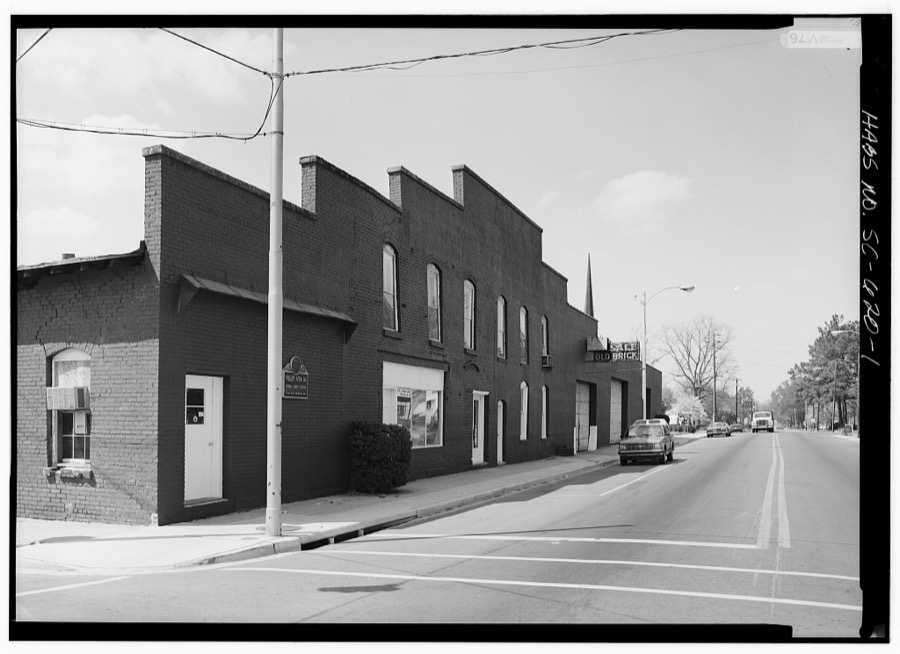 Old Brick Warehouse, Main & Wine Streets (corner), Mullins, Marion County, SC