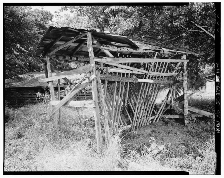 Harper-Featherstone Farm, Hay Rack, .7 mile west of County Road 81, Lowndesville, Abbeville County, SC