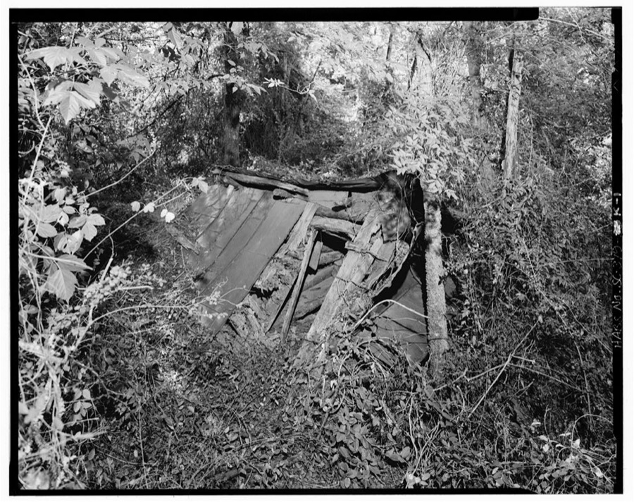 Harper-Featherstone Farm, Hog Pen (Ruins), .7 mile west of County Road 81, Lowndesville, Abbeville County, SC