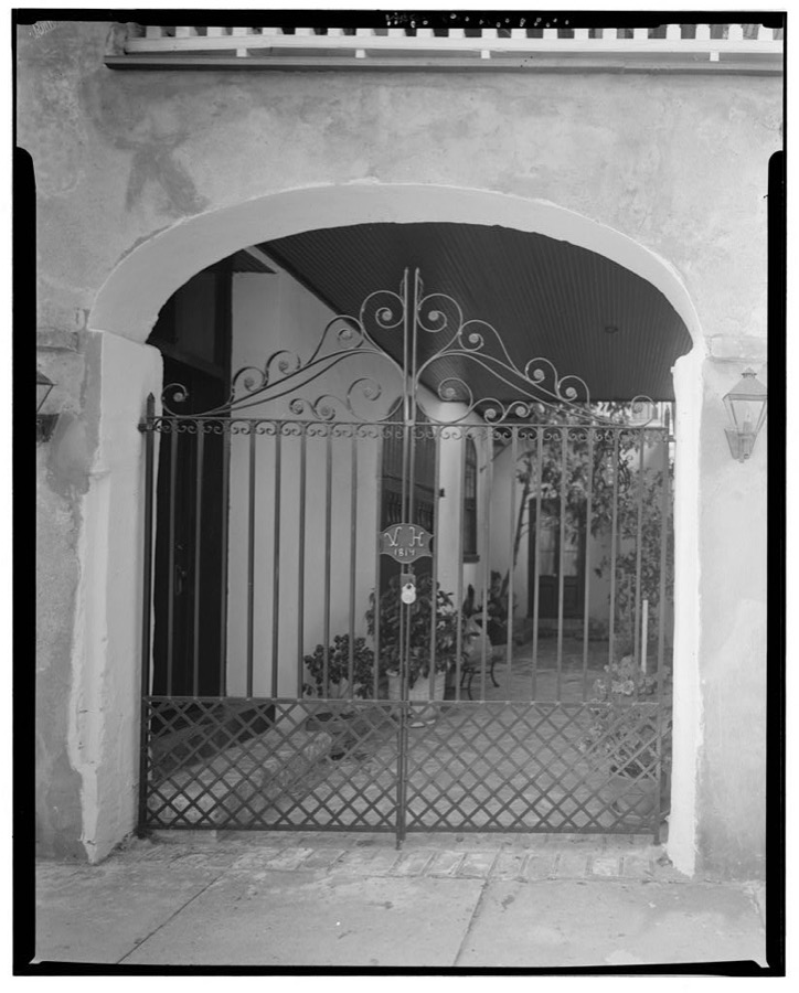25 1/2 State Street (Gate), Charleston, Charleston County, SC