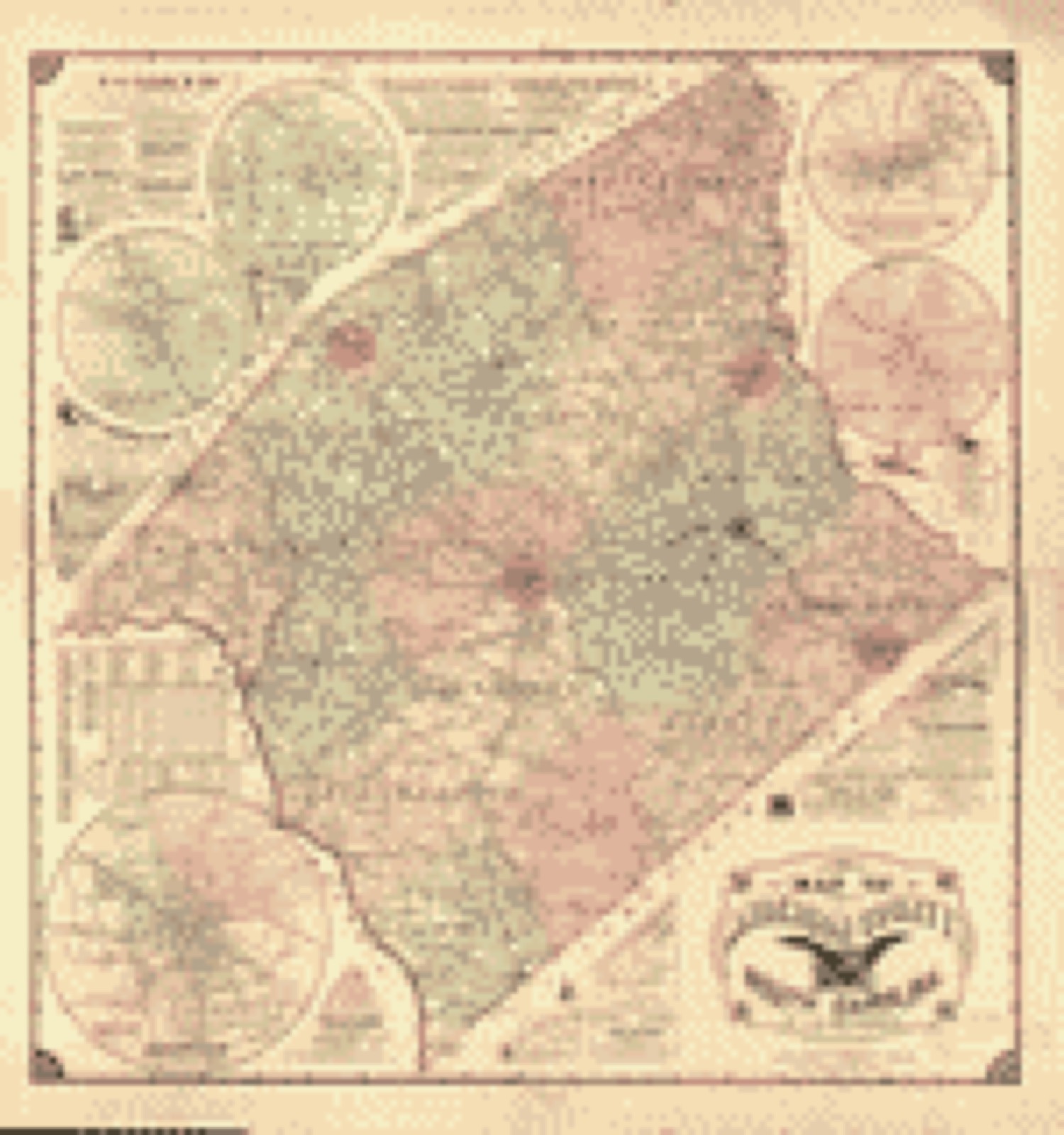 Land ownership map, 1897 - Map of Anderson County, South Carolina