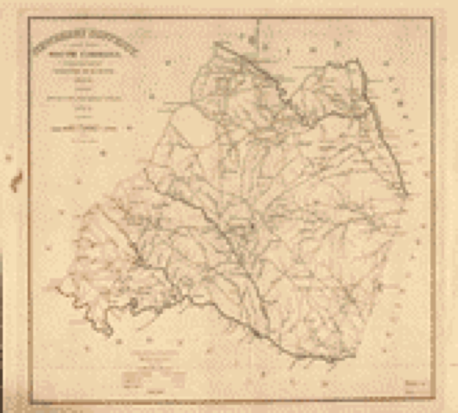 Land ownership map, 1820 - Newberry District, South Carolina