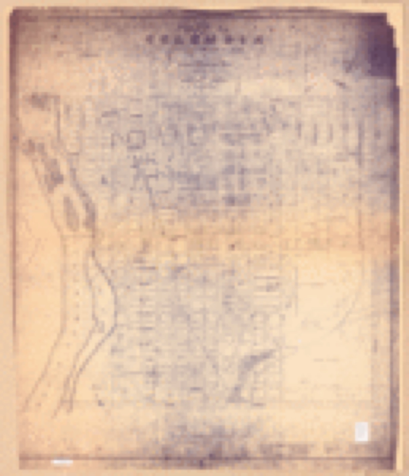 Land ownership map, 1912 - Map of Columbia from an actual survey by Messrs. Arthur and Moore
