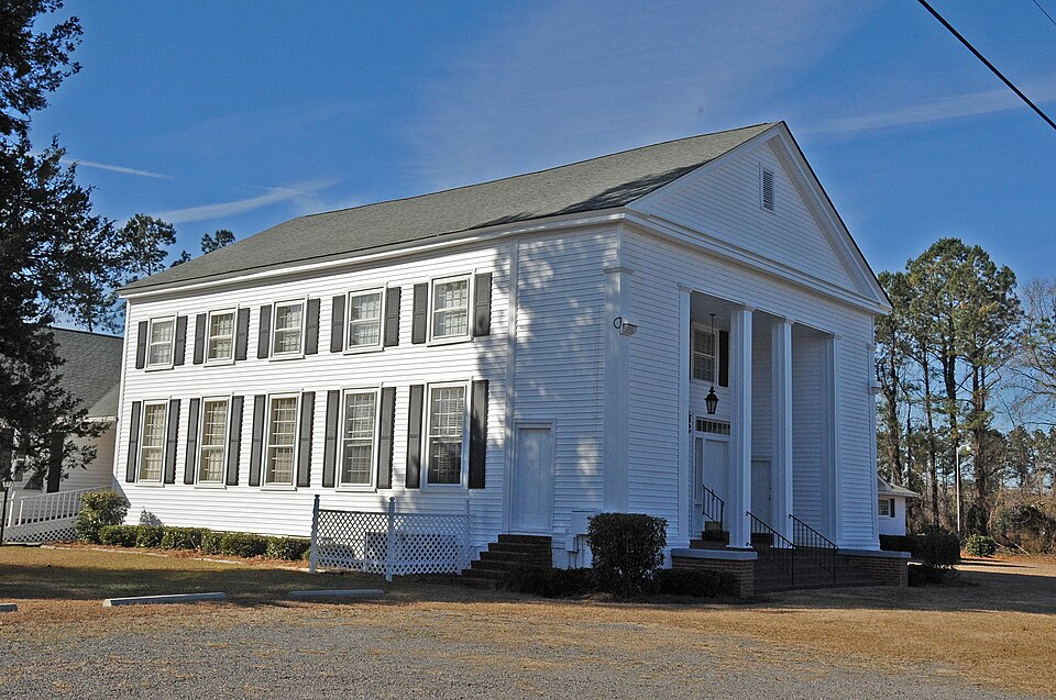 Photograph of Hopewell Presbyterian Church and Hopewell Cemetery