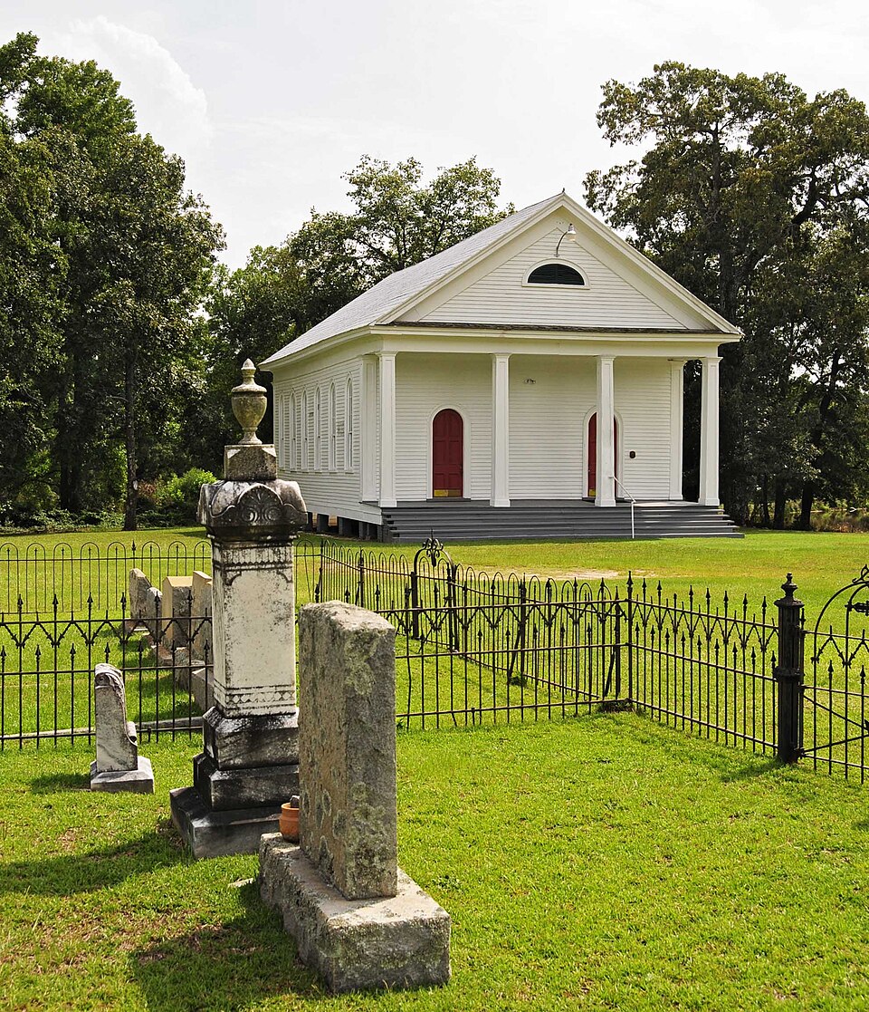 Photograph of Spann Methodist Church and Cemetery