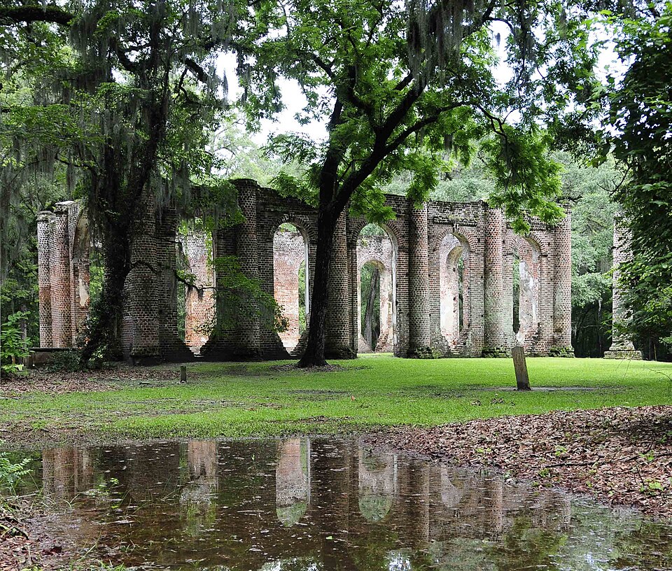 Photograph of Old Sheldon Church Ruins