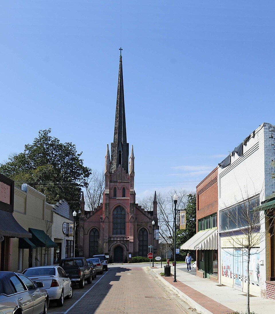 Photograph of Trinity Episcopal Church and Cemetery