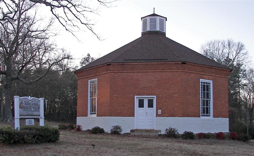 Photograph of McBee Methodist Church