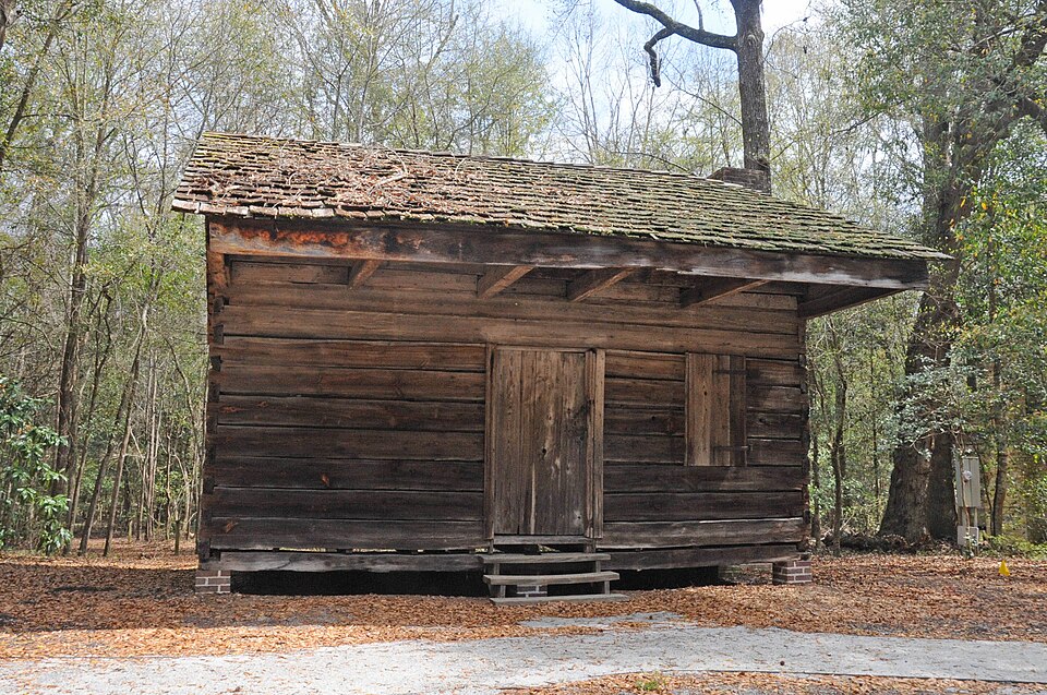 Photograph of Slave Houses, Gregg Plantation