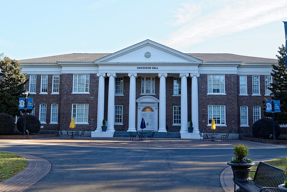 Photograph of Davidson Hall, Coker College