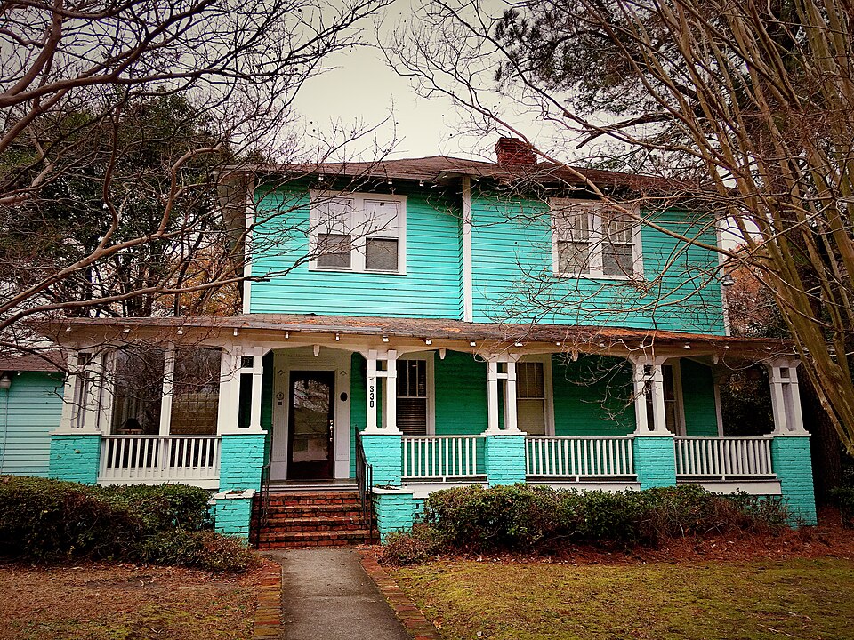 Photograph of Fair-Rutherford and Rutherford Houses