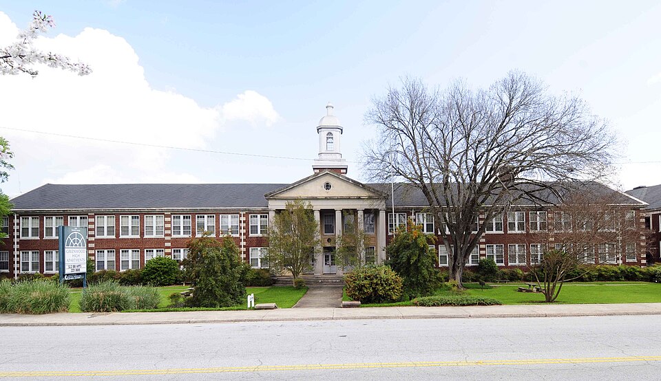 Photograph of Old Greenwood High School
