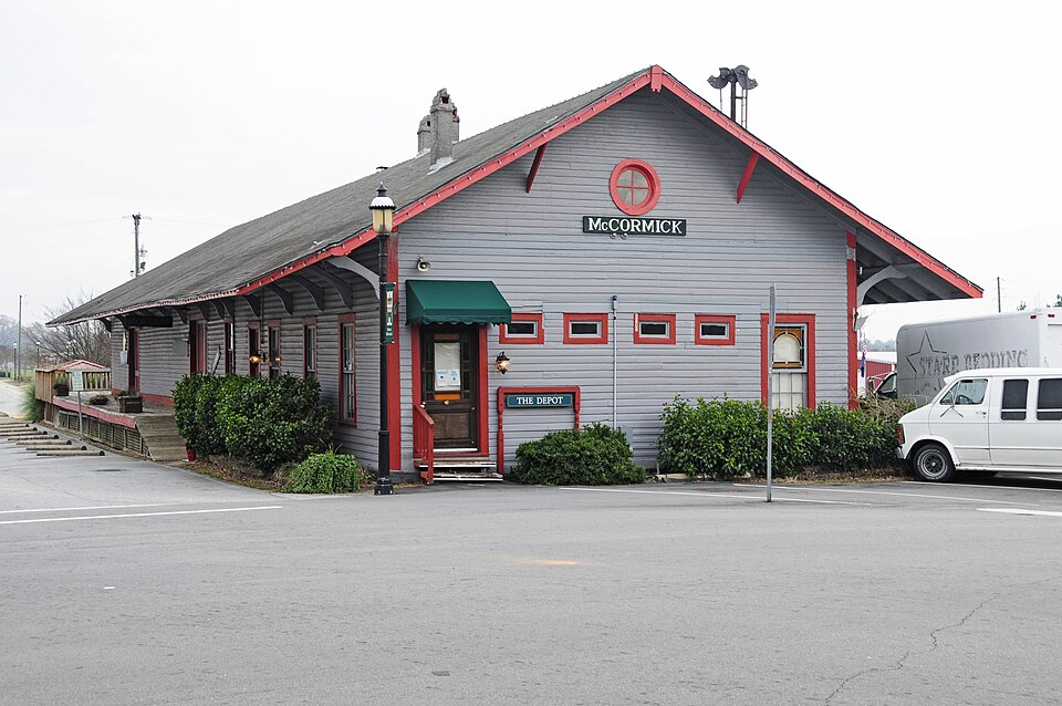 Photograph of McCormick Train Station