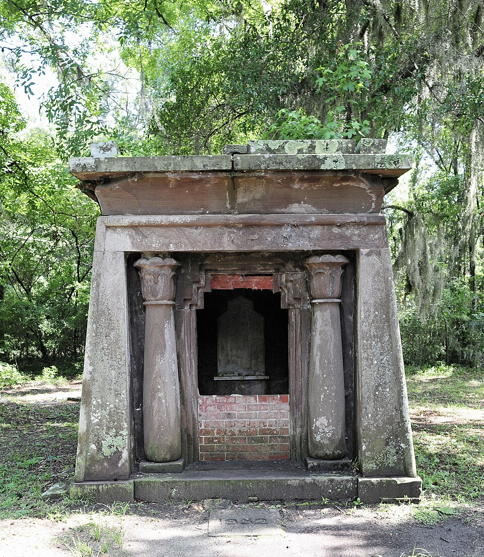 Photograph of Edgar Fripp Mausoleum, St. Helena Island Parish Church