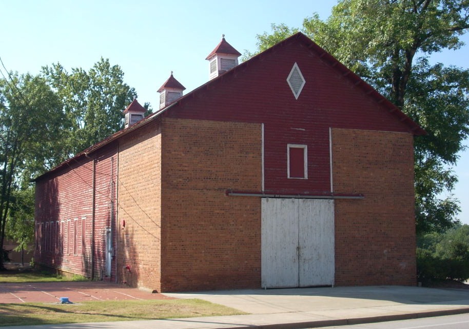 Photograph of Clemson College Sheep Barn