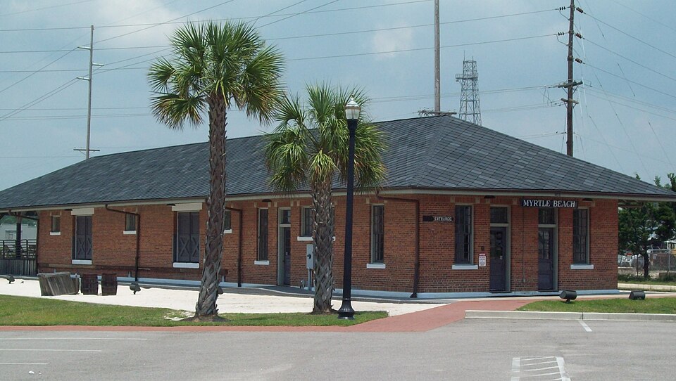 Photograph of Myrtle Beach Atlantic Coast Line Railroad Station