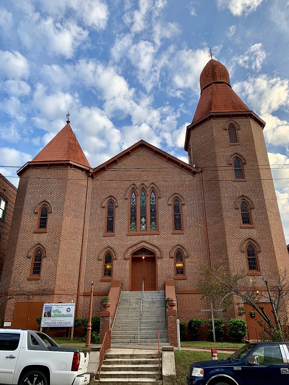 Photograph of Sidney Park Colored Methodist Episcopal Church